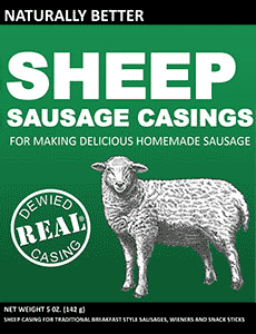 DeWied Natural Sheep Casings Home Pack Size